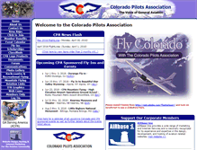 Tablet Screenshot of coloradopilots.org